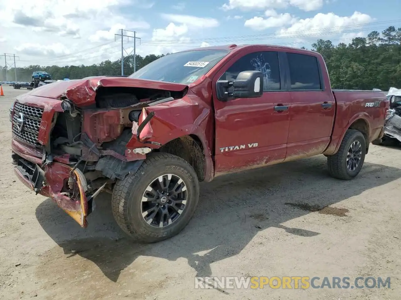 1 Photograph of a damaged car 1N6AA1E51KN526264 NISSAN TITAN 2019