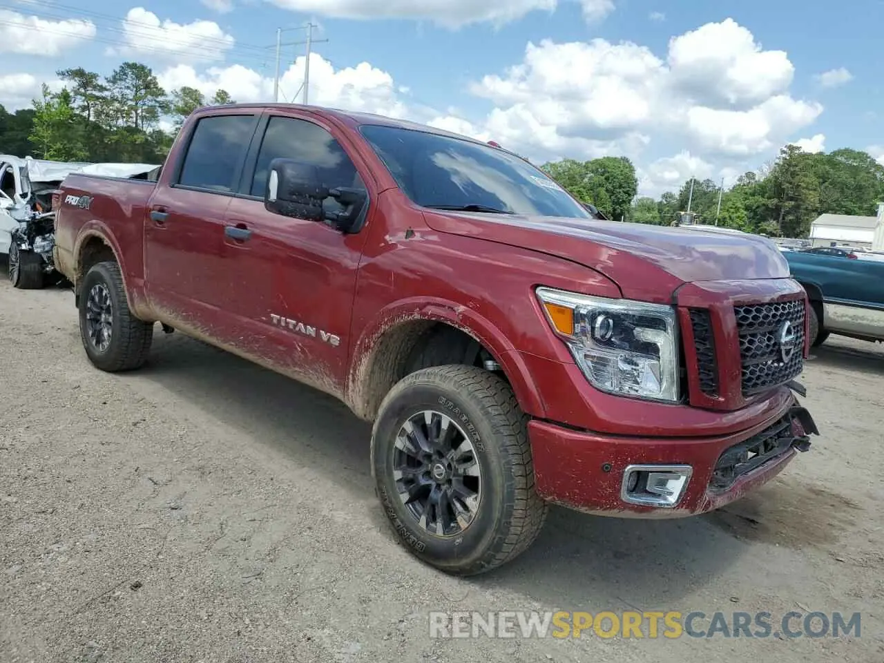 4 Photograph of a damaged car 1N6AA1E51KN526264 NISSAN TITAN 2019