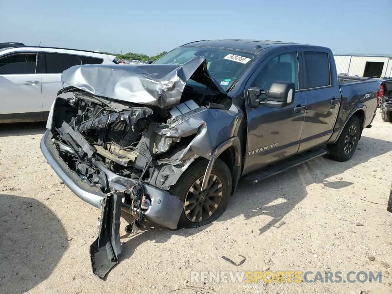 1 Photograph of a damaged car 1N6AA1E52KN526158 NISSAN TITAN 2019