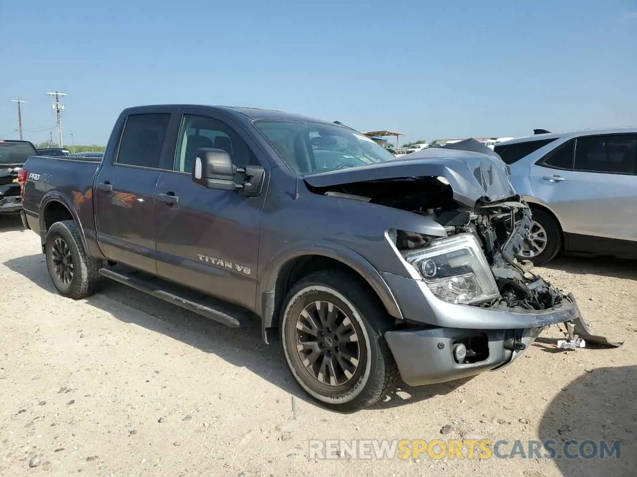 4 Photograph of a damaged car 1N6AA1E52KN526158 NISSAN TITAN 2019