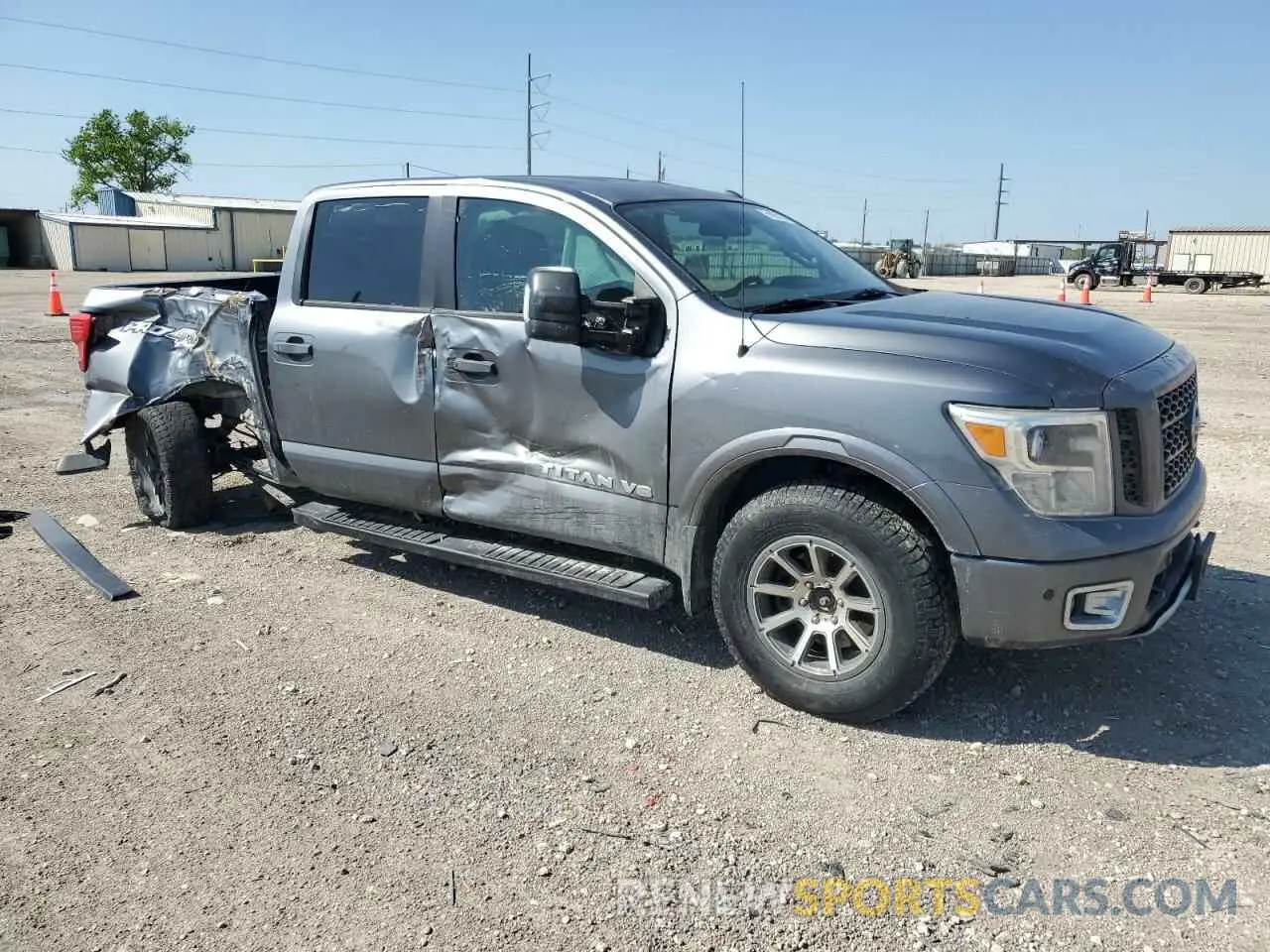 4 Photograph of a damaged car 1N6AA1E53KN532356 NISSAN TITAN 2019