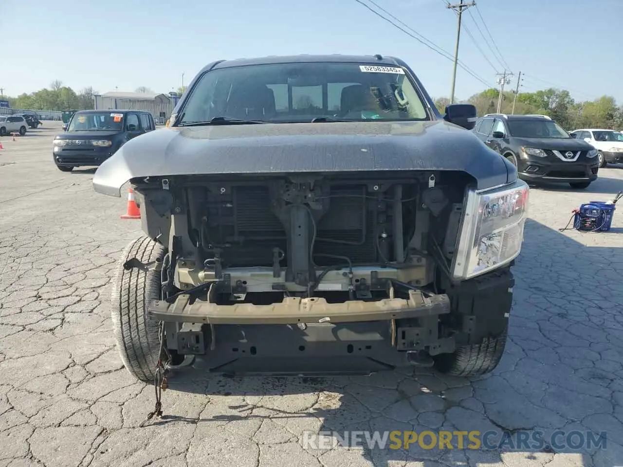 5 Photograph of a damaged car 1N6AA1E53KN535595 NISSAN TITAN 2019