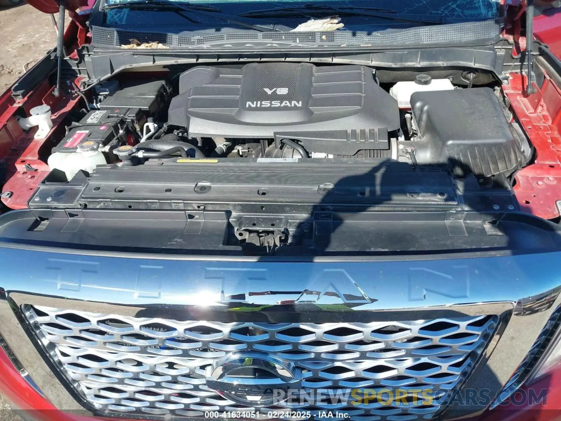 10 Photograph of a damaged car 1N6AA1E54KN508485 NISSAN TITAN 2019