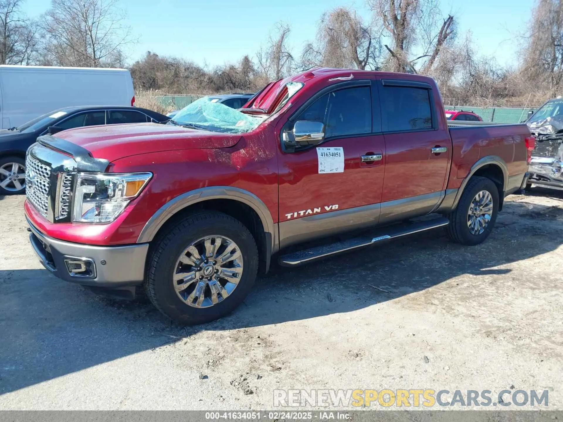 2 Photograph of a damaged car 1N6AA1E54KN508485 NISSAN TITAN 2019