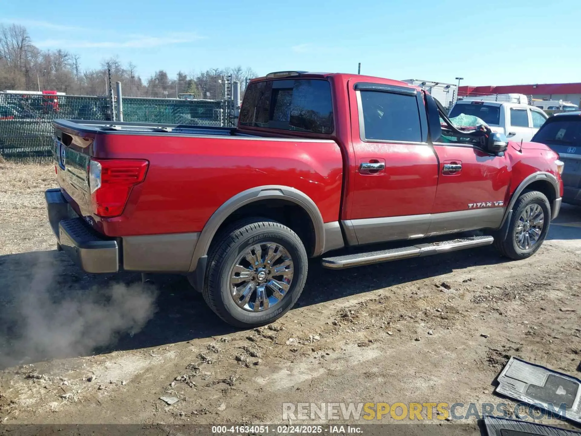4 Photograph of a damaged car 1N6AA1E54KN508485 NISSAN TITAN 2019