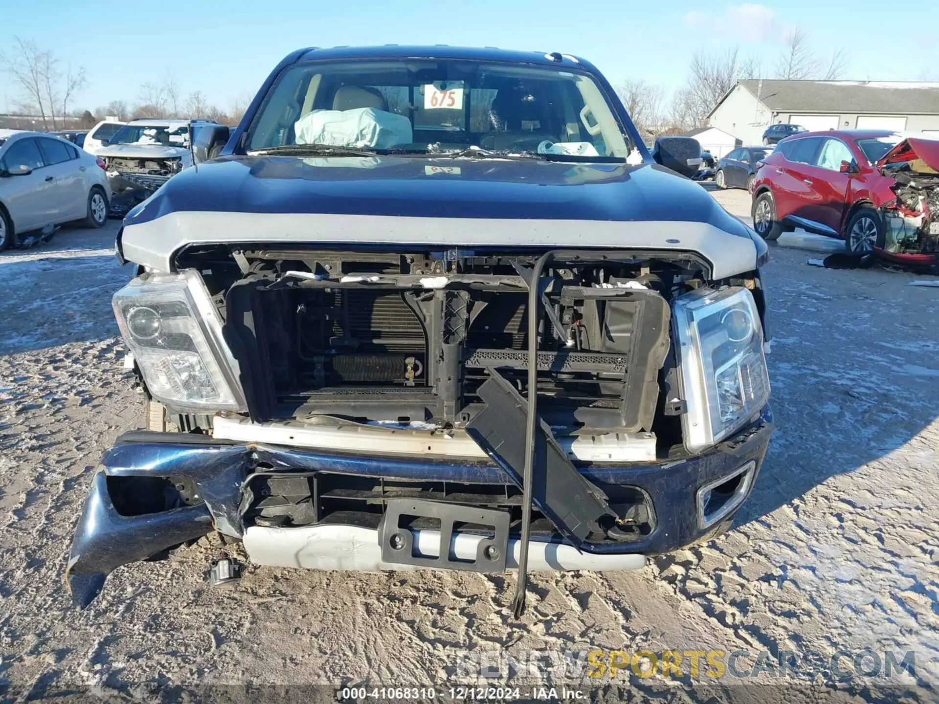 12 Photograph of a damaged car 1N6AA1E54KN516554 NISSAN TITAN 2019