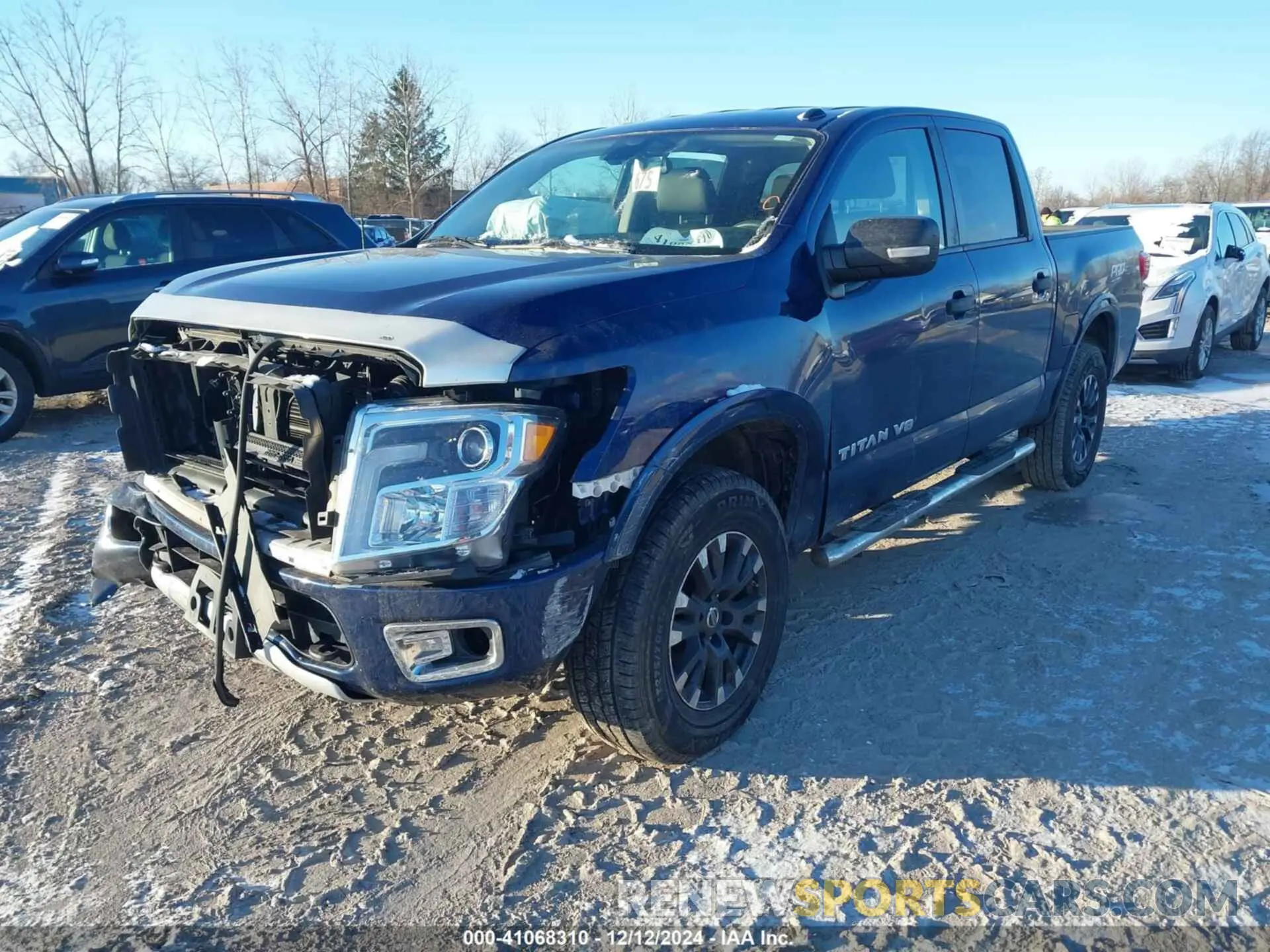 2 Photograph of a damaged car 1N6AA1E54KN516554 NISSAN TITAN 2019