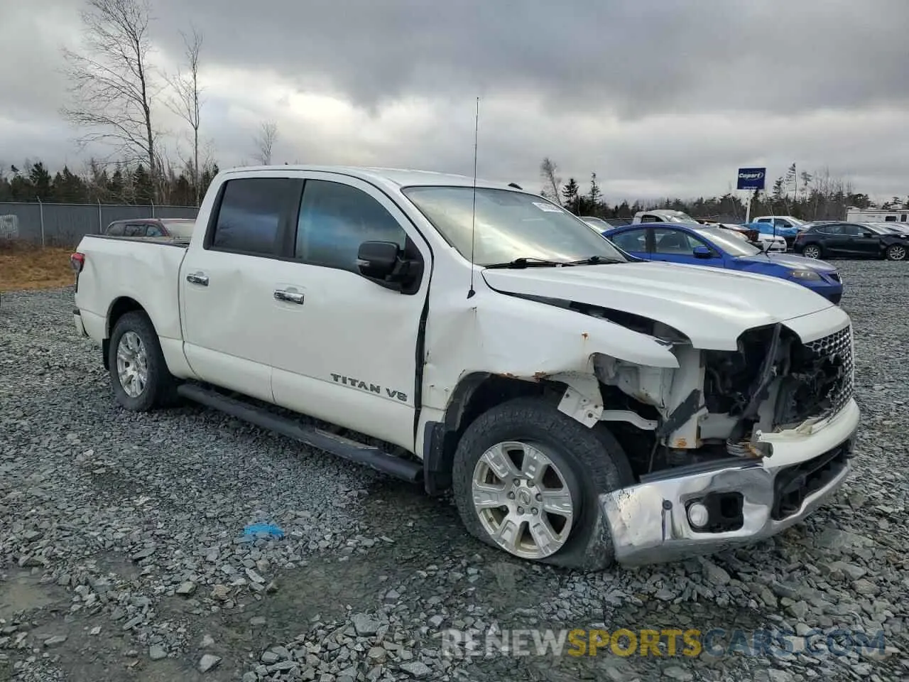 4 Photograph of a damaged car 1N6AA1E56KN521660 NISSAN TITAN 2019