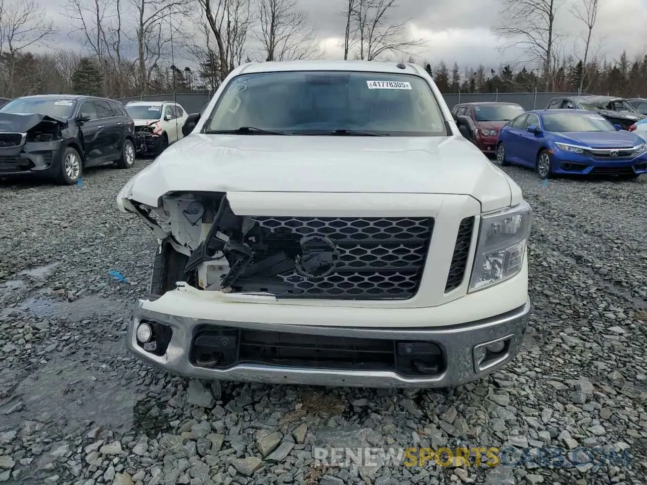 5 Photograph of a damaged car 1N6AA1E56KN521660 NISSAN TITAN 2019