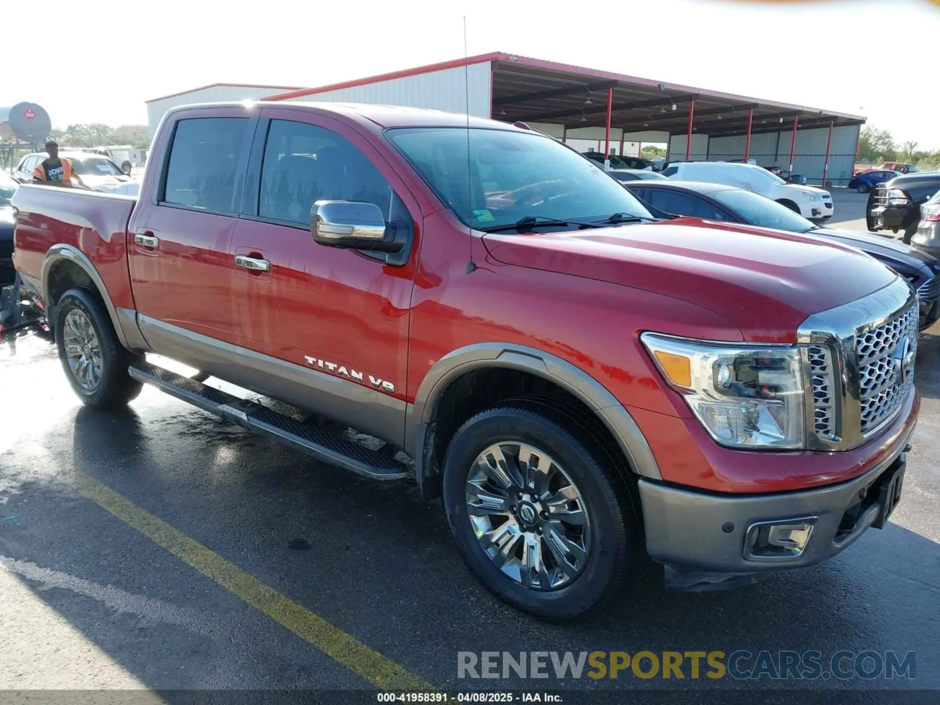 1 Photograph of a damaged car 1N6AA1E56KN527958 NISSAN TITAN 2019