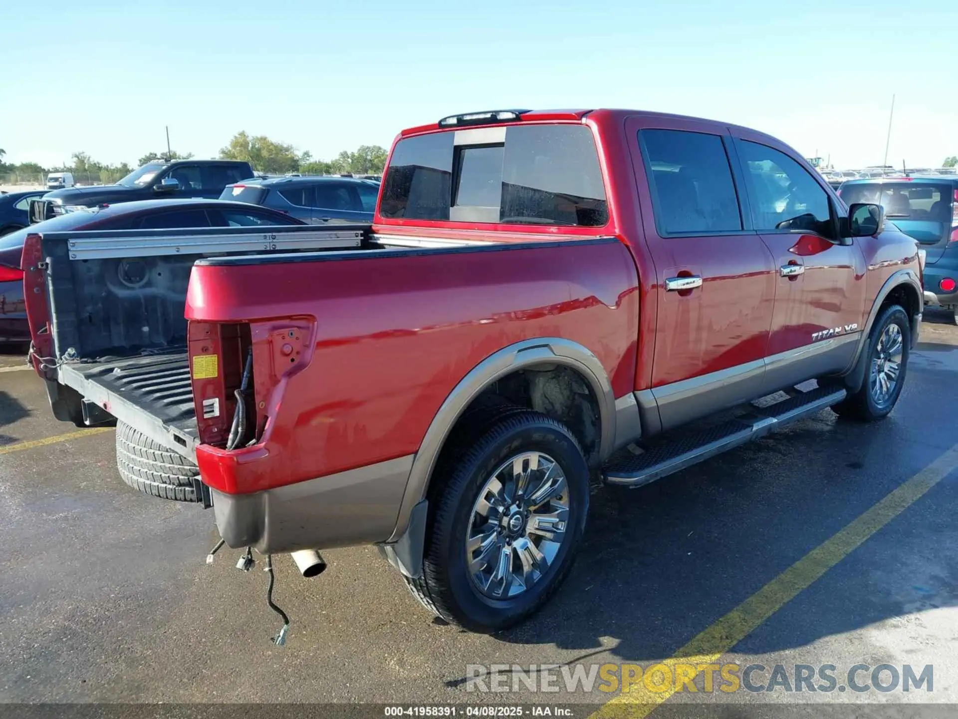 4 Photograph of a damaged car 1N6AA1E56KN527958 NISSAN TITAN 2019