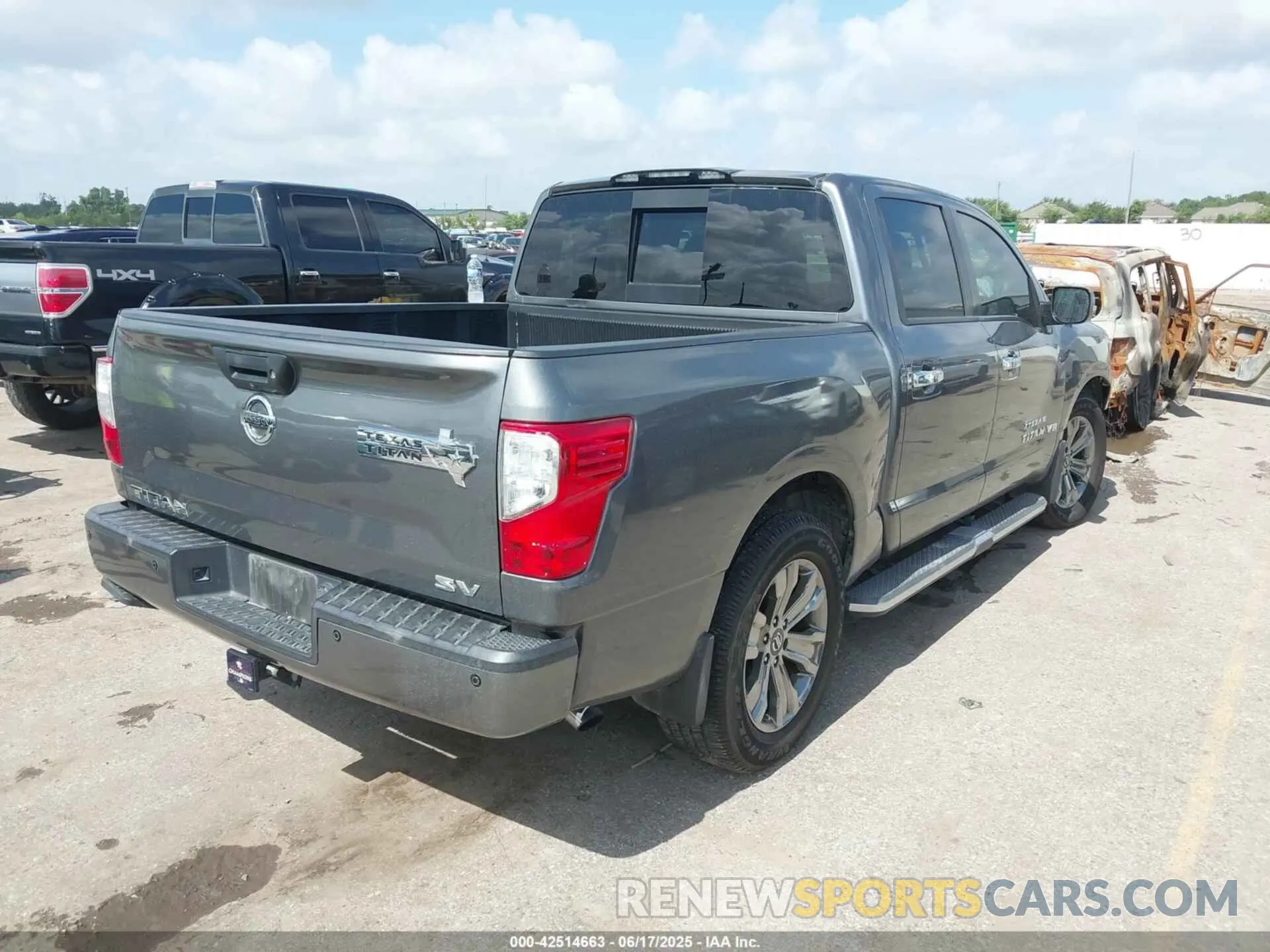 4 Photograph of a damaged car 1N6AA1E68KN525413 NISSAN TITAN 2019