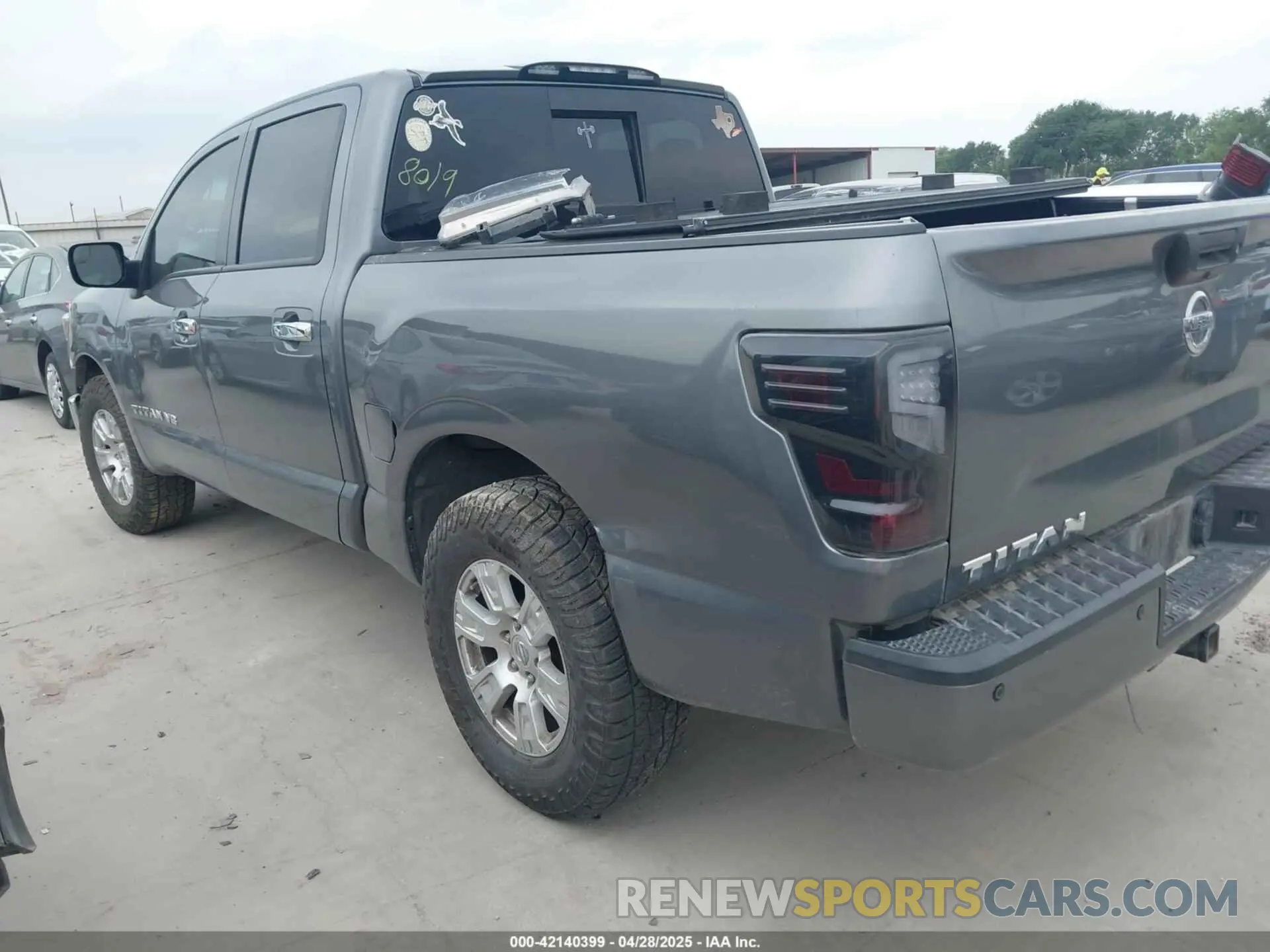 3 Photograph of a damaged car 1N6AA1E68KN528019 NISSAN TITAN 2019