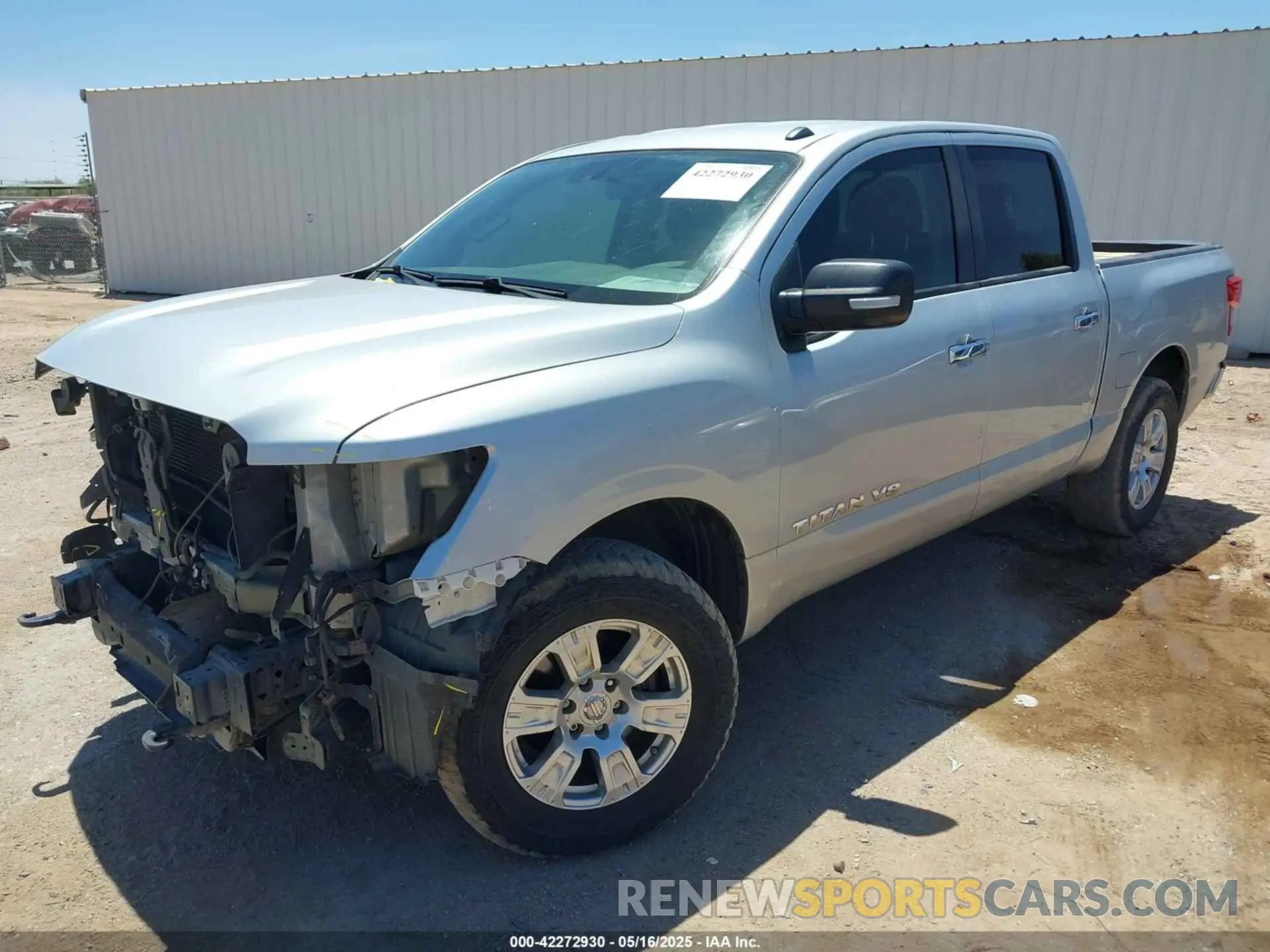 2 Photograph of a damaged car 1N6AA1EJ0KN509551 NISSAN TITAN 2019