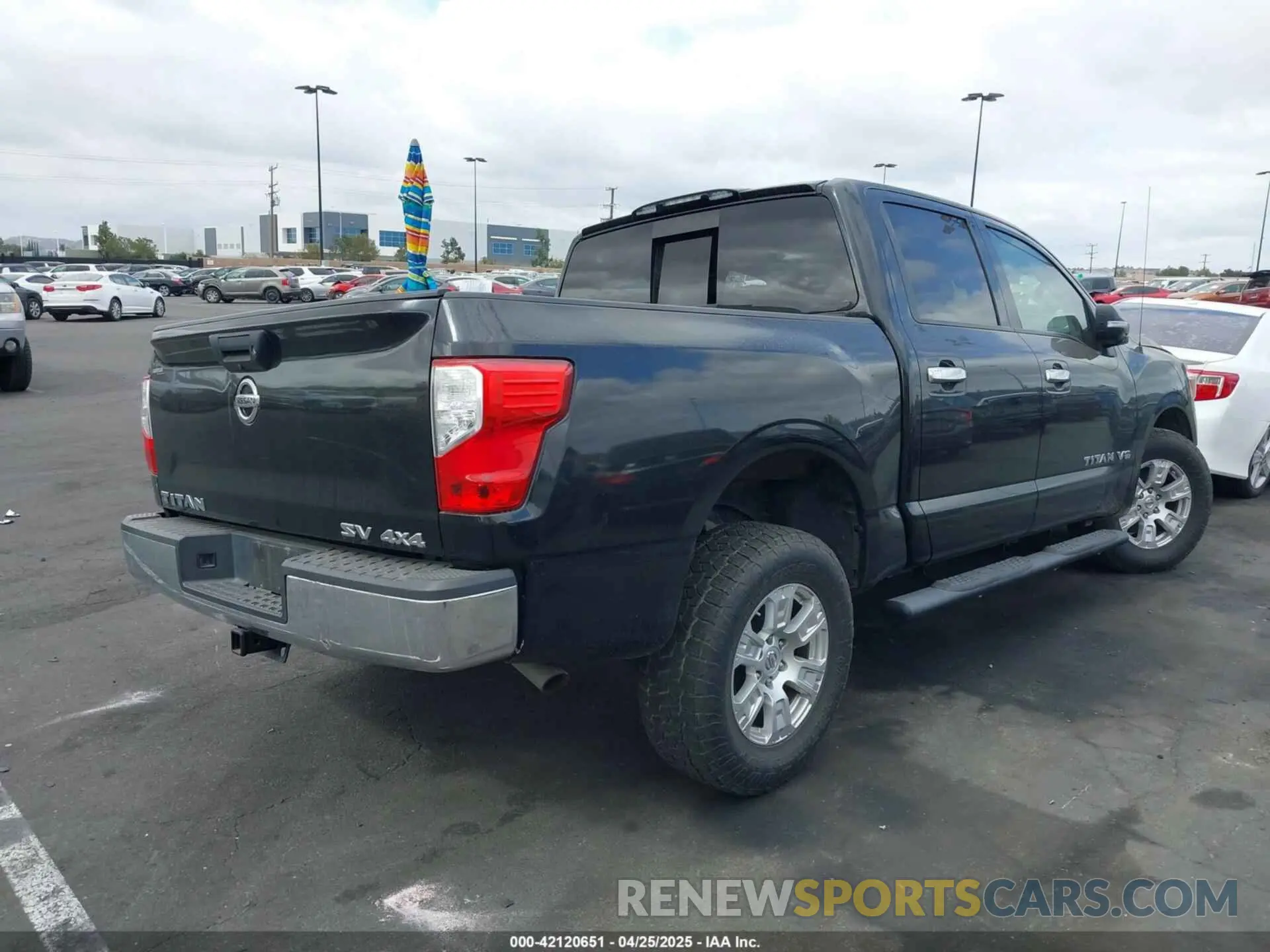 4 Photograph of a damaged car 1N6AA1EJ4KN518091 NISSAN TITAN 2019