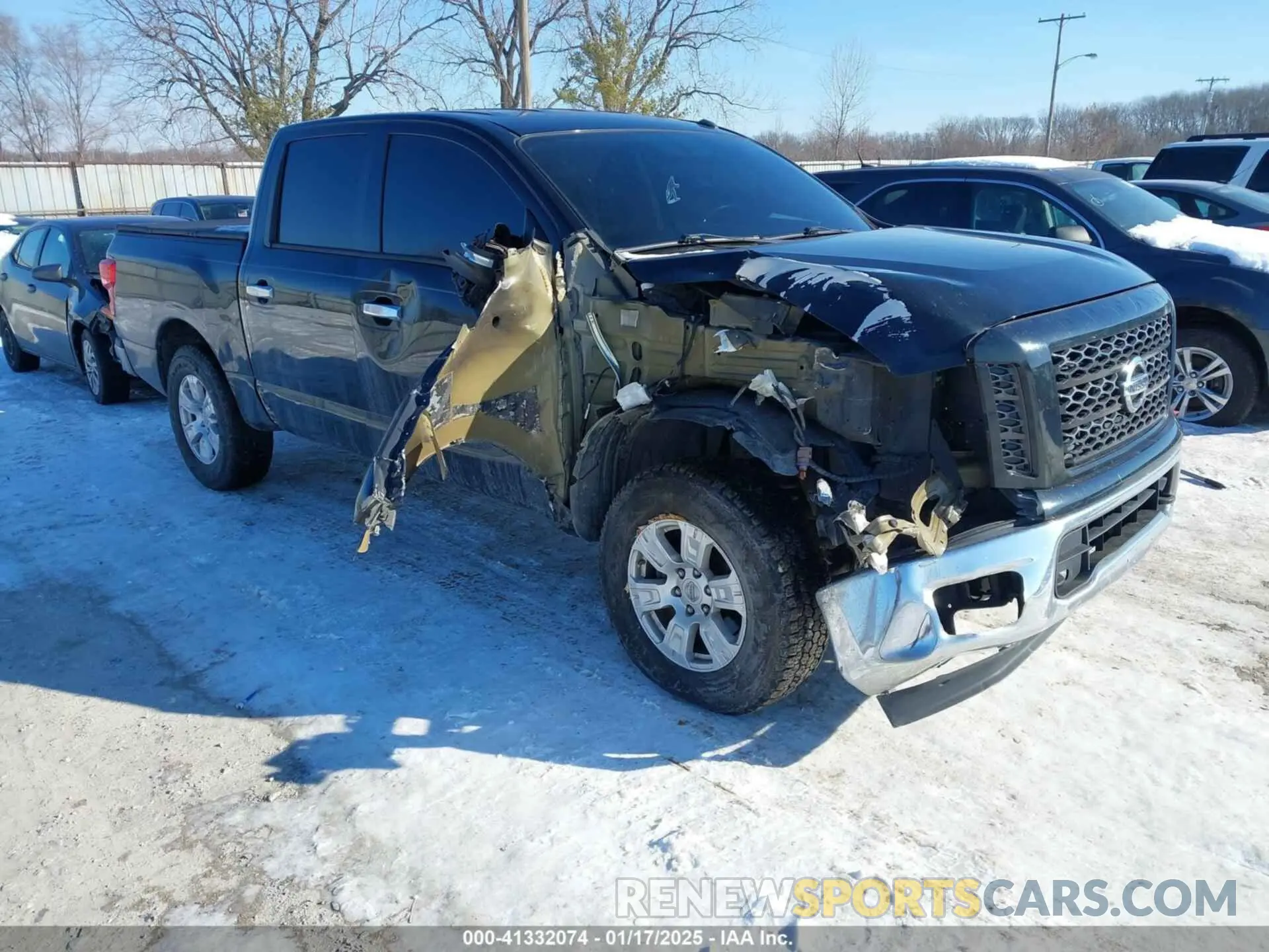 1 Photograph of a damaged car 1N6AA1EJ4KN518916 NISSAN TITAN 2019