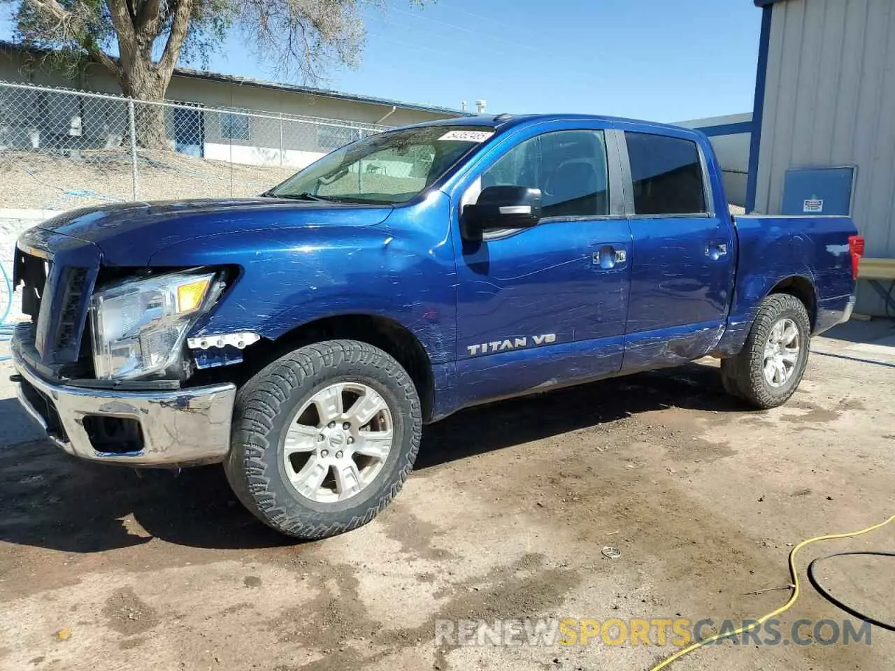 1 Photograph of a damaged car 1N6AA1EJ8KN506266 NISSAN TITAN 2019