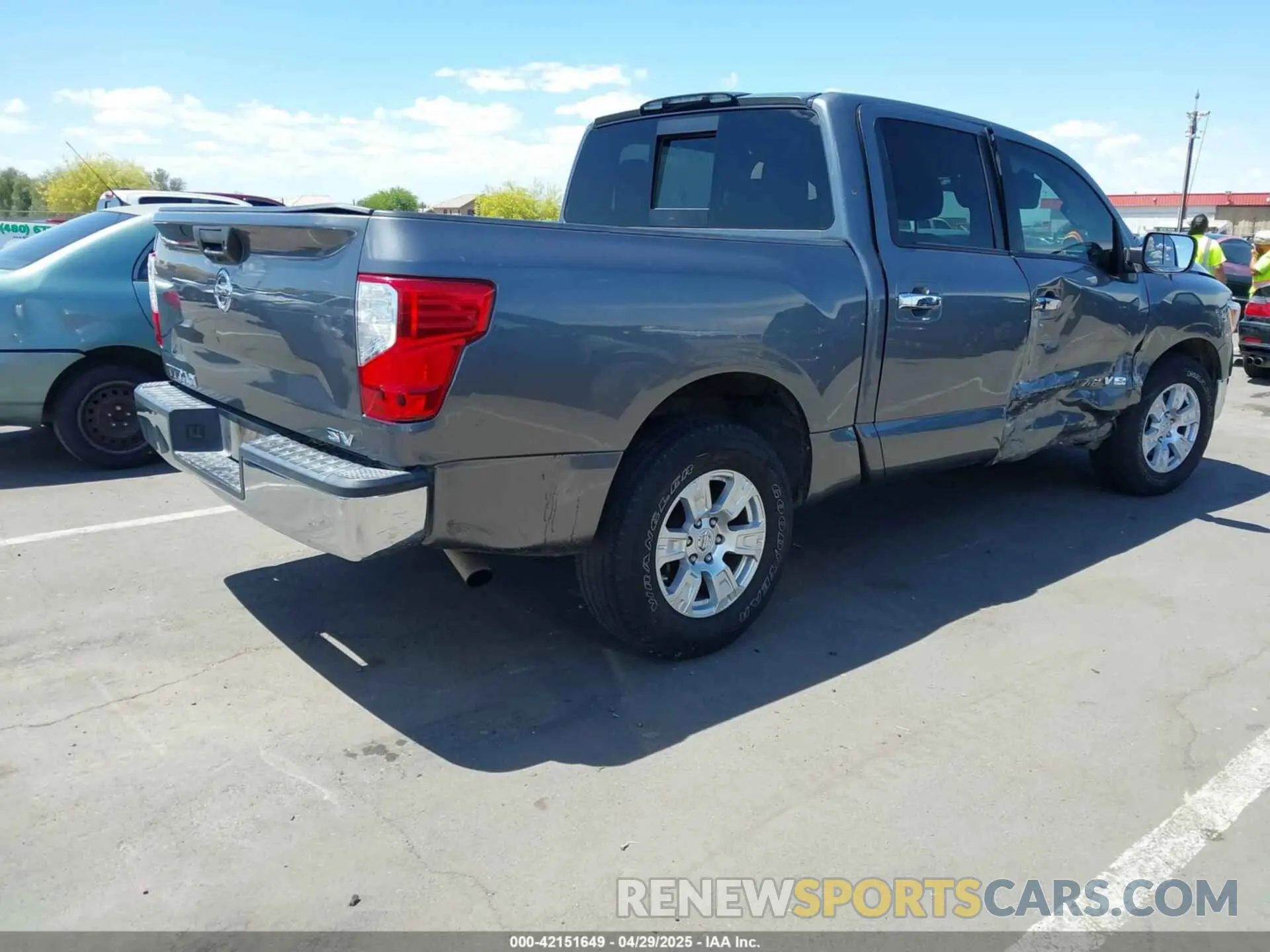 4 Photograph of a damaged car 1N6AA1EK7KN504596 NISSAN TITAN 2019