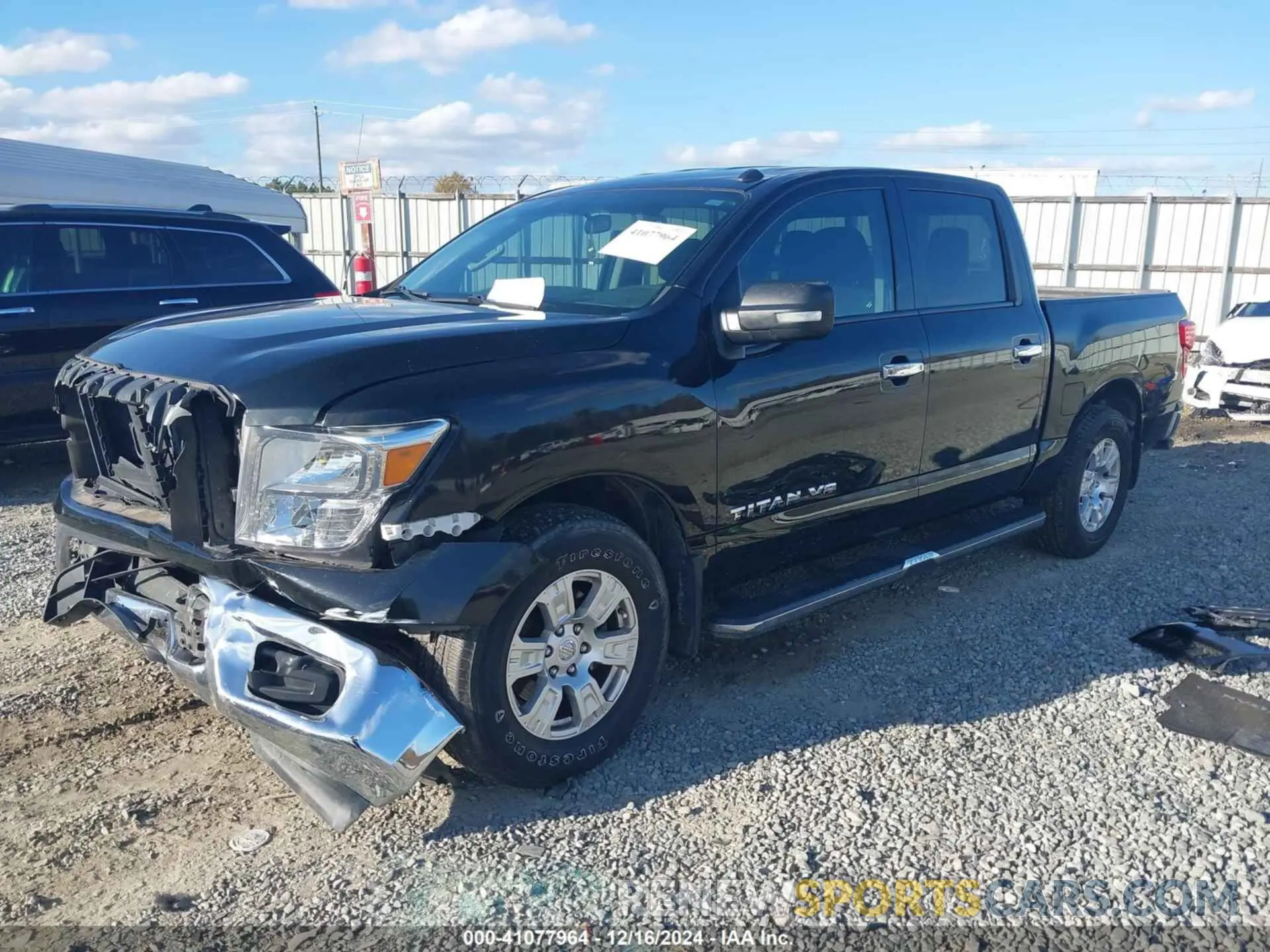 2 Photograph of a damaged car 1N6AA1EK7KN533791 NISSAN TITAN 2019