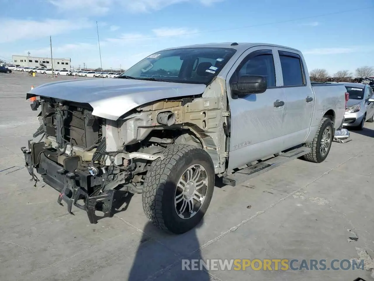 1 Photograph of a damaged car 1N6AA1EK9KN513610 NISSAN TITAN 2019