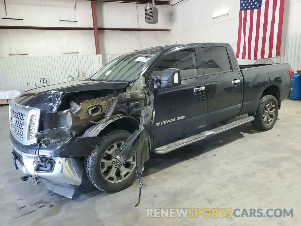 1 Photograph of a damaged car 1N6AA1F46KN519378 NISSAN TITAN 2019