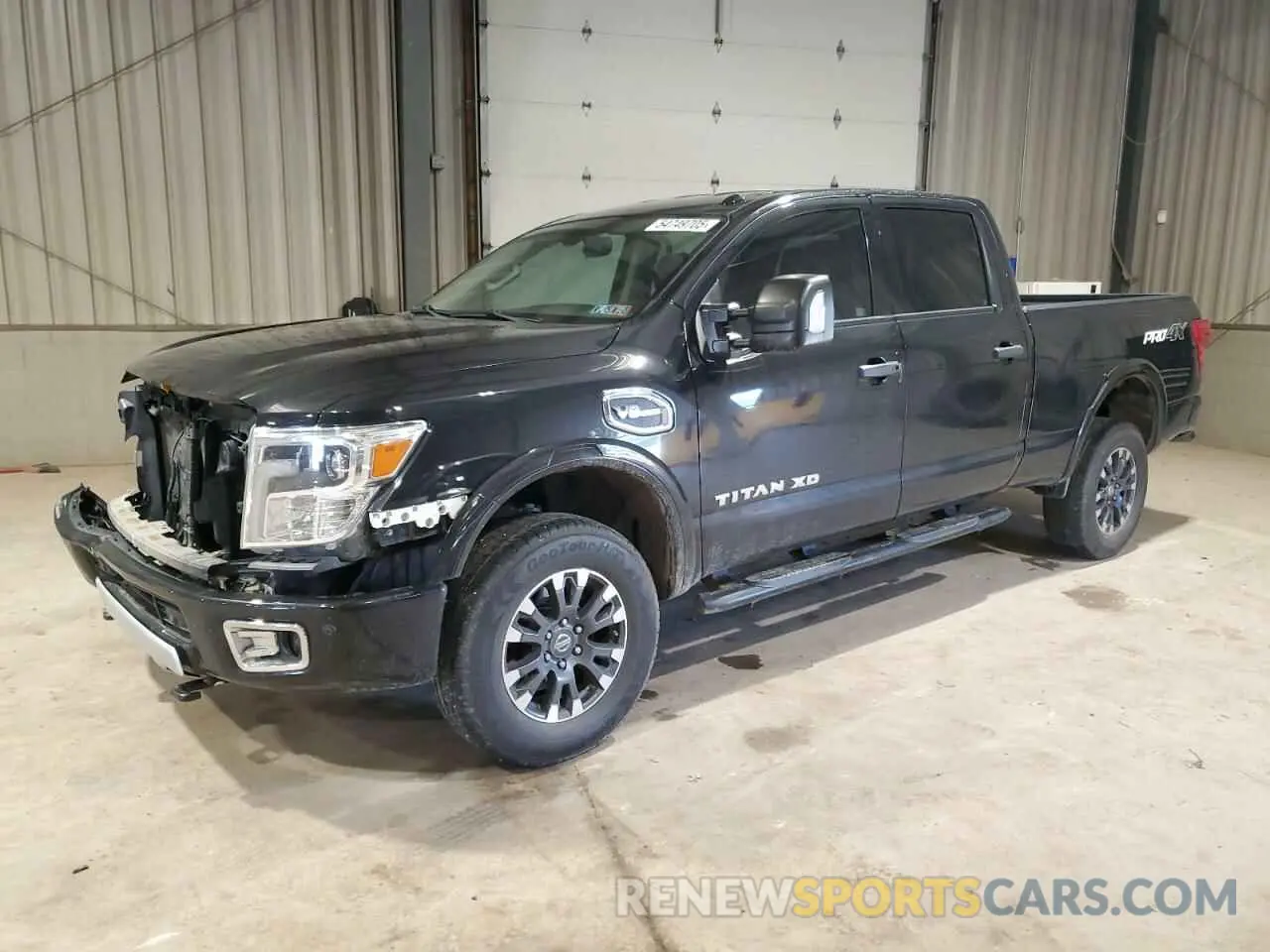 1 Photograph of a damaged car 1N6AA1F4XKN507282 NISSAN TITAN 2019