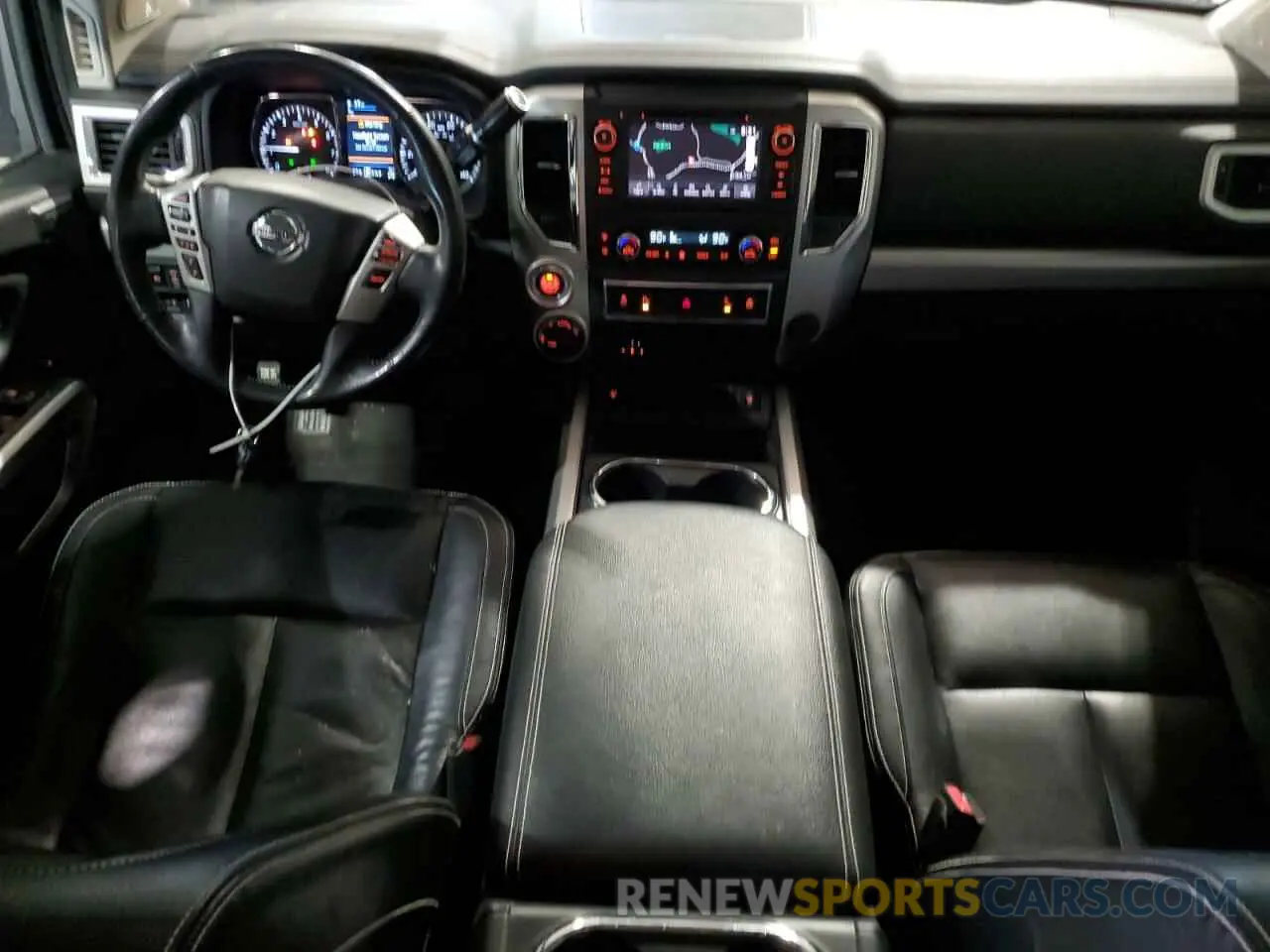 8 Photograph of a damaged car 1N6AA1F4XKN507282 NISSAN TITAN 2019