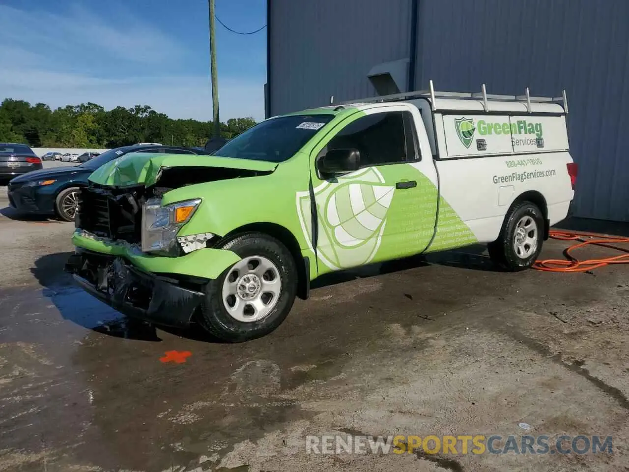 1 Photograph of a damaged car 1N6AA1R7XKN515419 NISSAN TITAN 2019