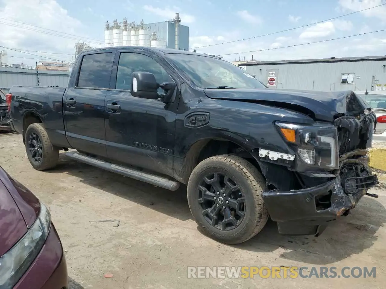 4 Photograph of a damaged car 1N6BA1F47KN515957 NISSAN TITAN 2019
