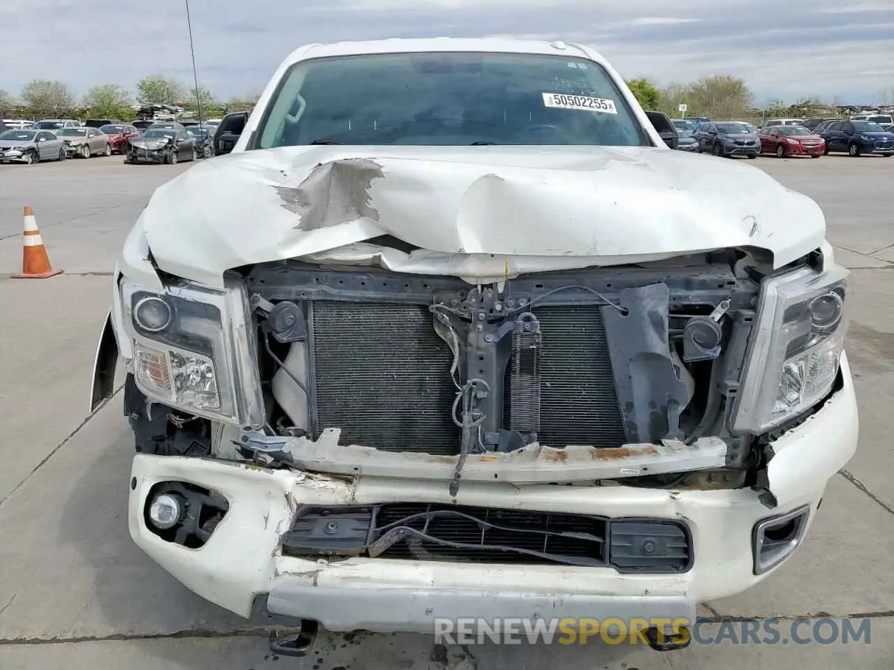 5 Photograph of a damaged car 1N6BA1F4XKN524460 NISSAN TITAN 2019
