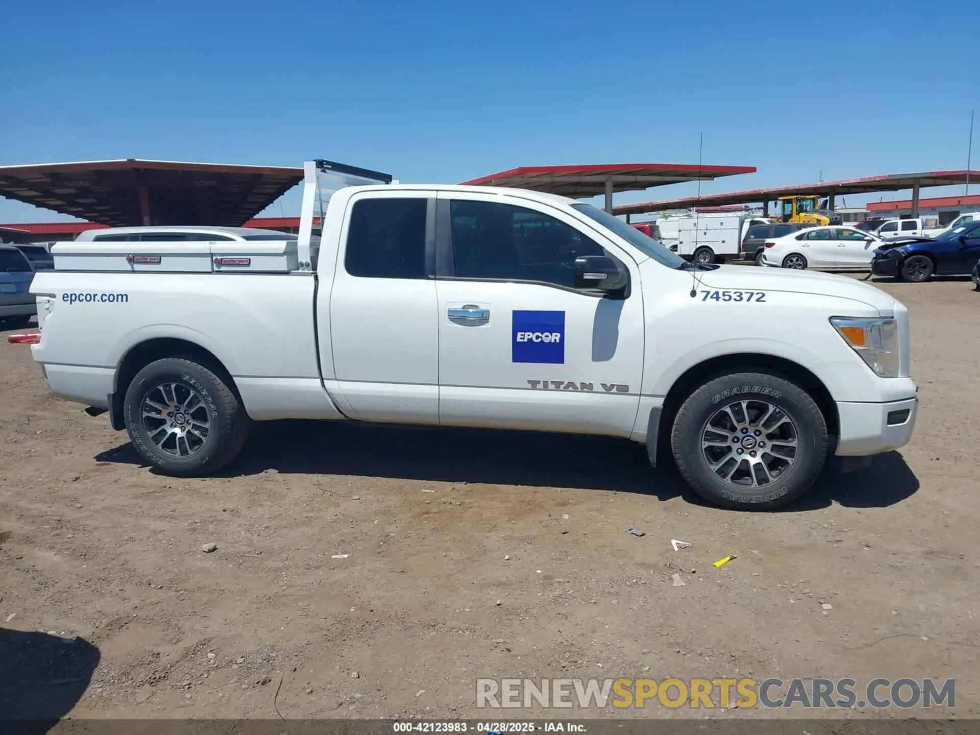 13 Photograph of a damaged car 1N6AA1CE5LN505647 NISSAN TITAN 2020