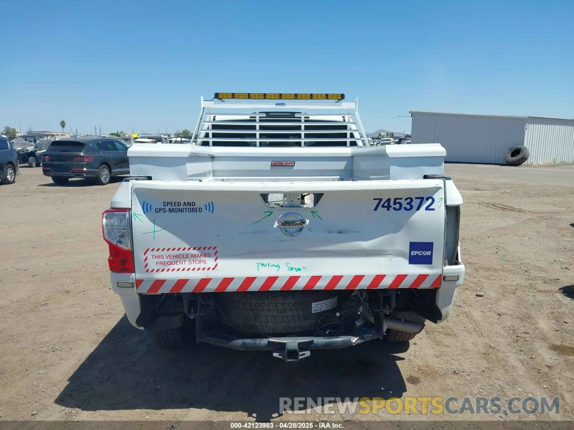 16 Photograph of a damaged car 1N6AA1CE5LN505647 NISSAN TITAN 2020