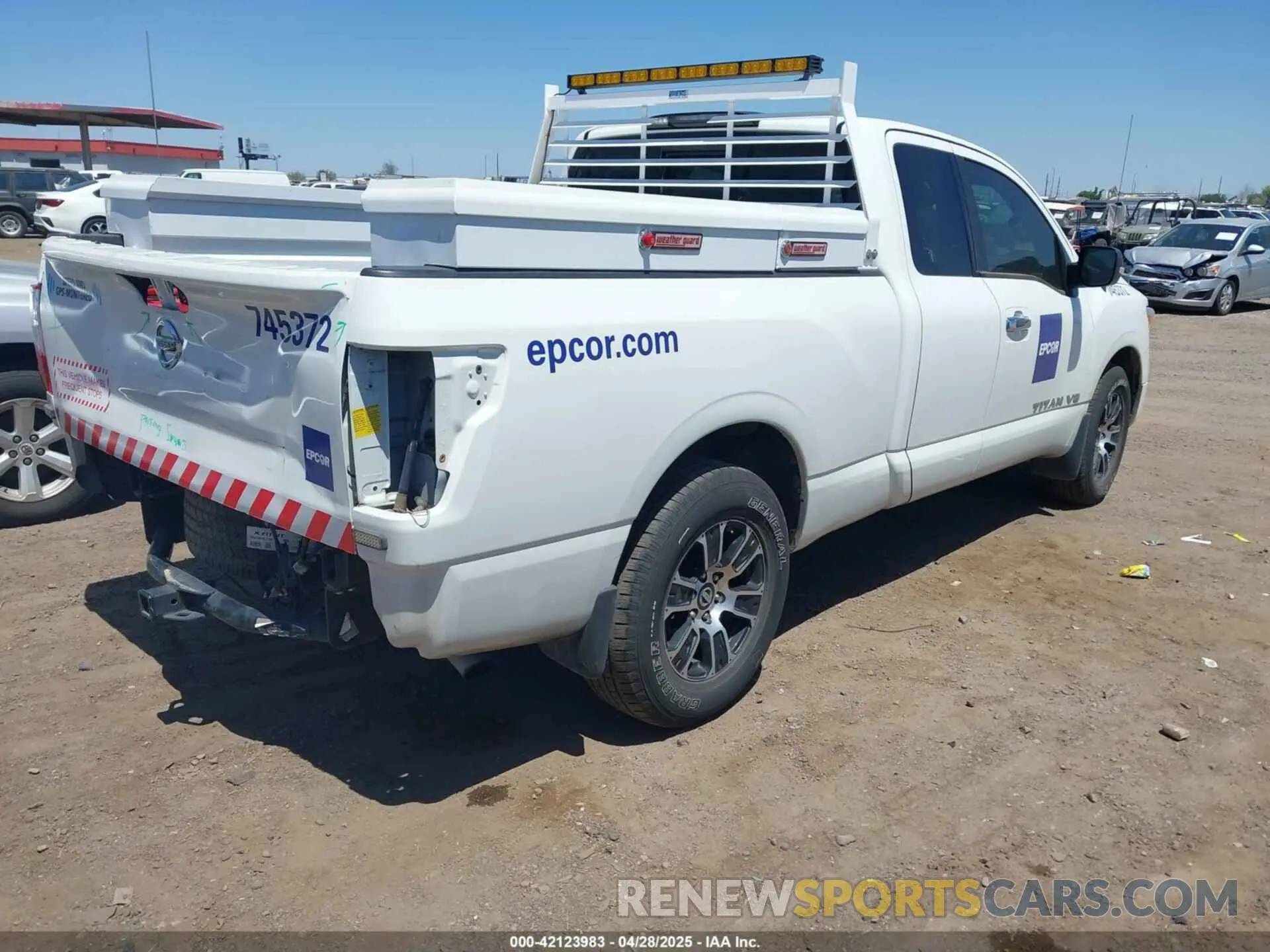 4 Photograph of a damaged car 1N6AA1CE5LN505647 NISSAN TITAN 2020