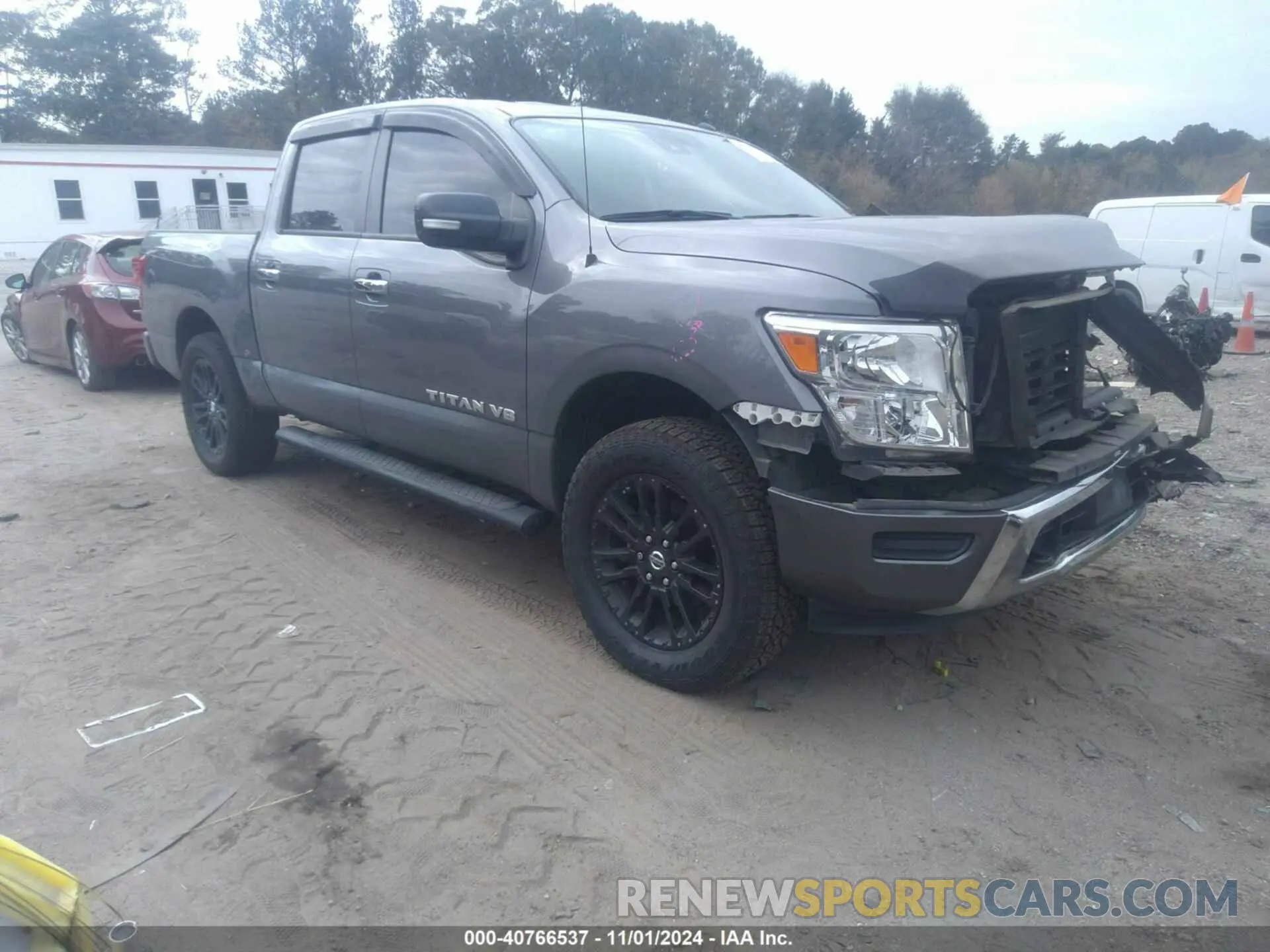 1 Photograph of a damaged car 1N6AA1EC0LN509763 NISSAN TITAN 2020