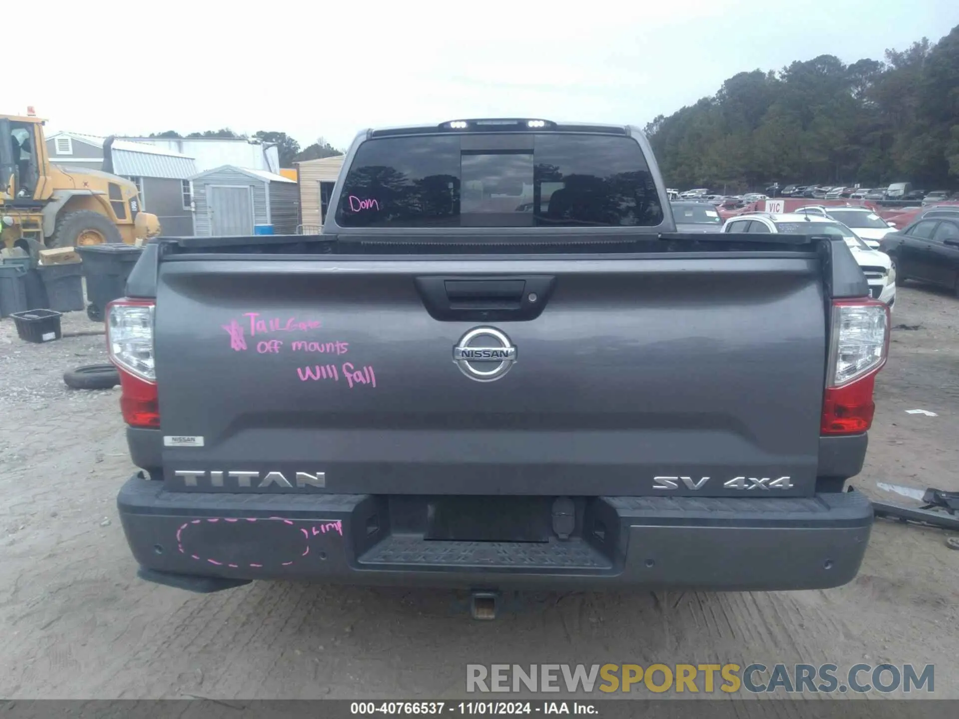16 Photograph of a damaged car 1N6AA1EC0LN509763 NISSAN TITAN 2020