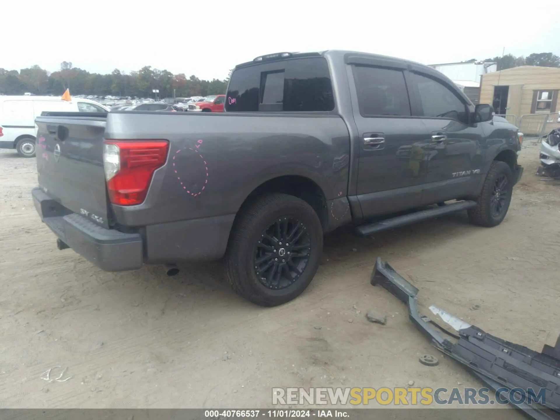 4 Photograph of a damaged car 1N6AA1EC0LN509763 NISSAN TITAN 2020