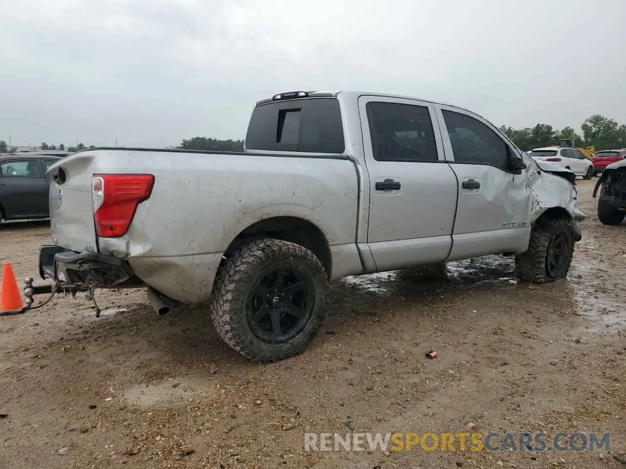3 Photograph of a damaged car 1N6AA1ECXLN510029 NISSAN TITAN 2020