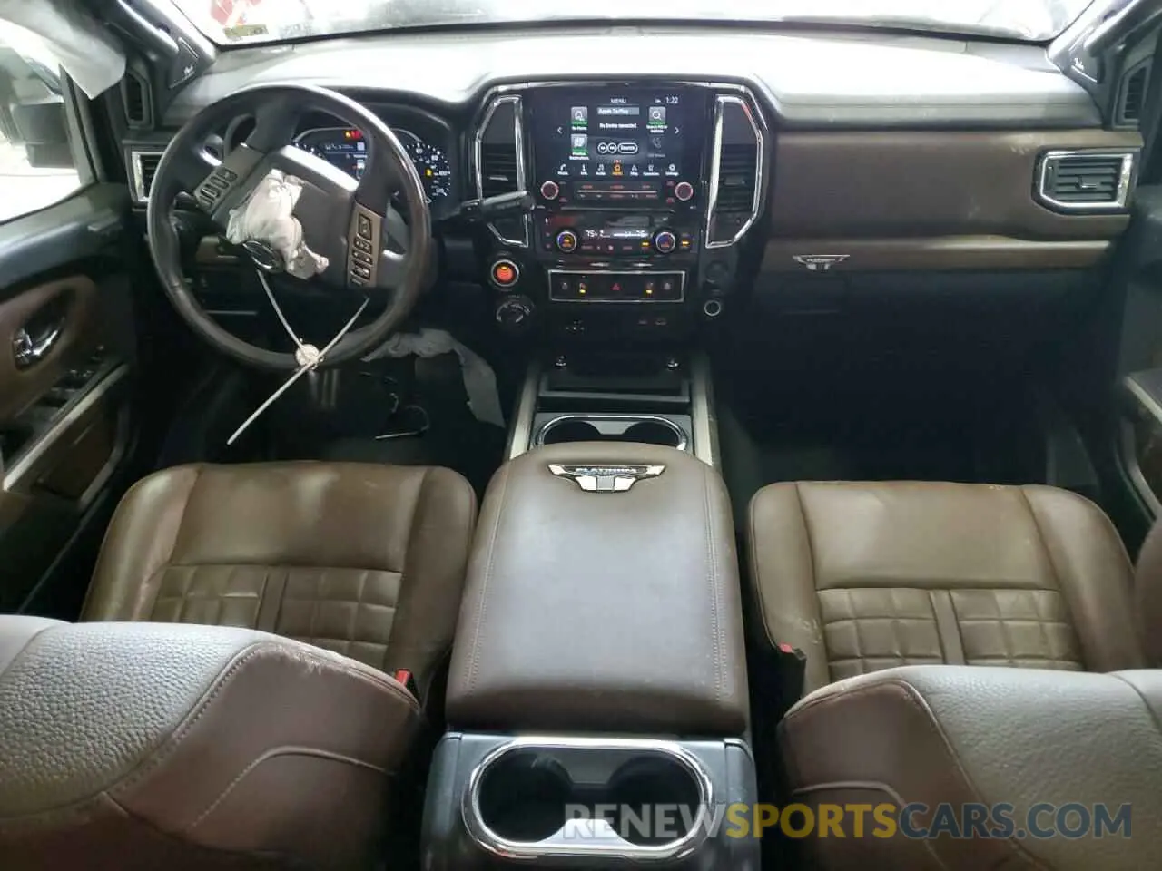 8 Photograph of a damaged car 1N6AA1ED2LN504606 NISSAN TITAN 2020