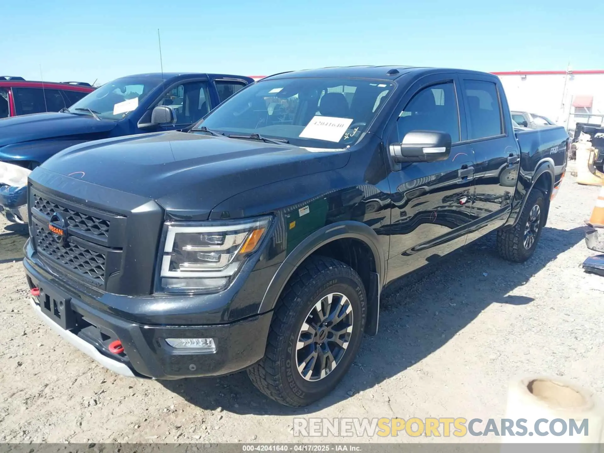 2 Photograph of a damaged car 1N6AA1ED3LN507305 NISSAN TITAN 2020