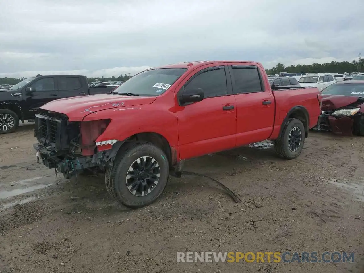 1 Photograph of a damaged car 1N6AA1ED6LN510828 NISSAN TITAN 2020