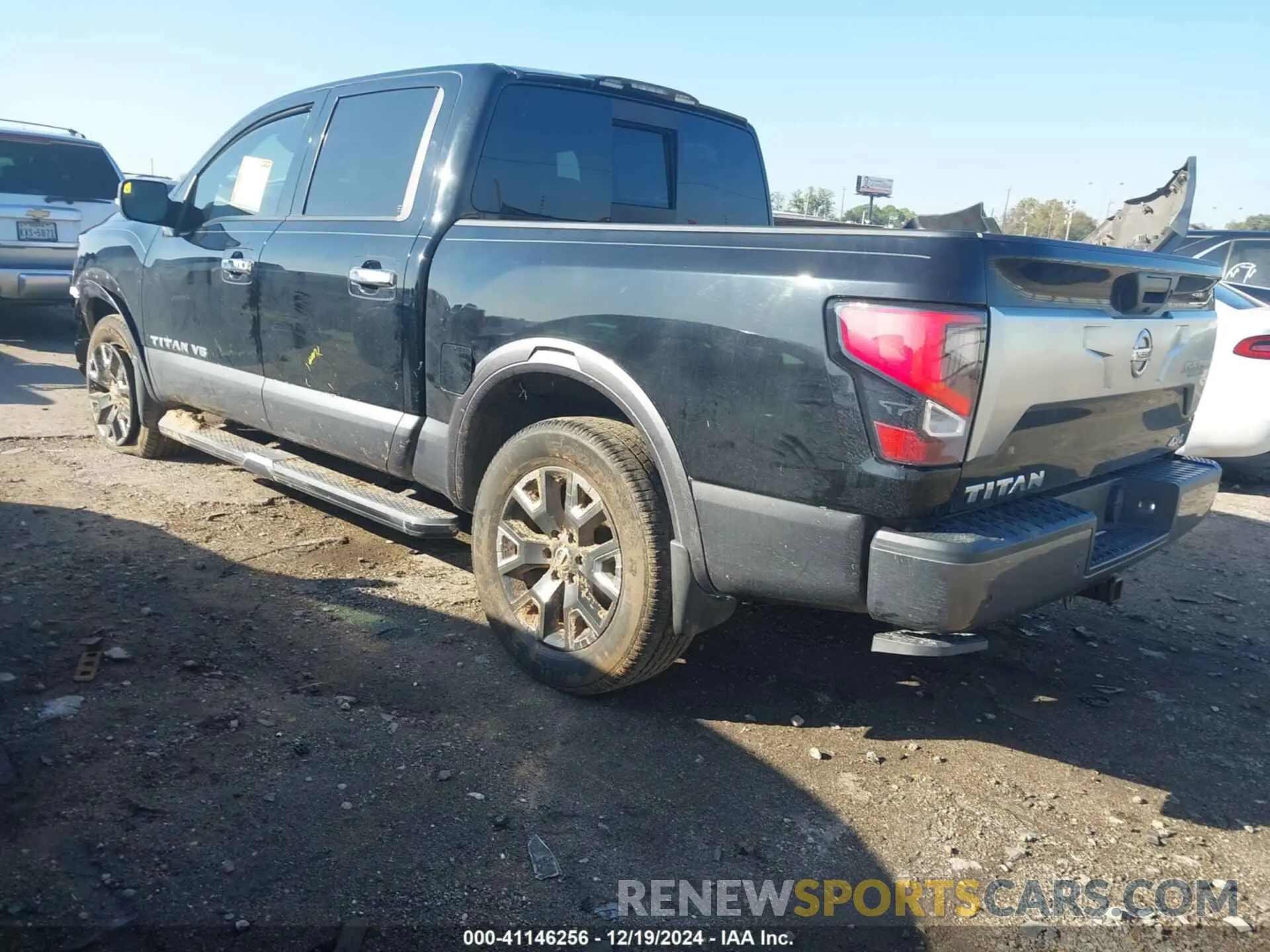 3 Photograph of a damaged car 1N6AA1ED7LN507646 NISSAN TITAN 2020