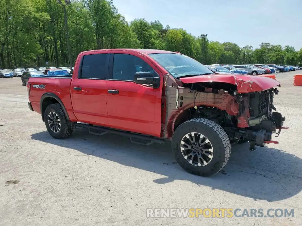 4 Photograph of a damaged car 1N6AA1ED8LN509339 NISSAN TITAN 2020
