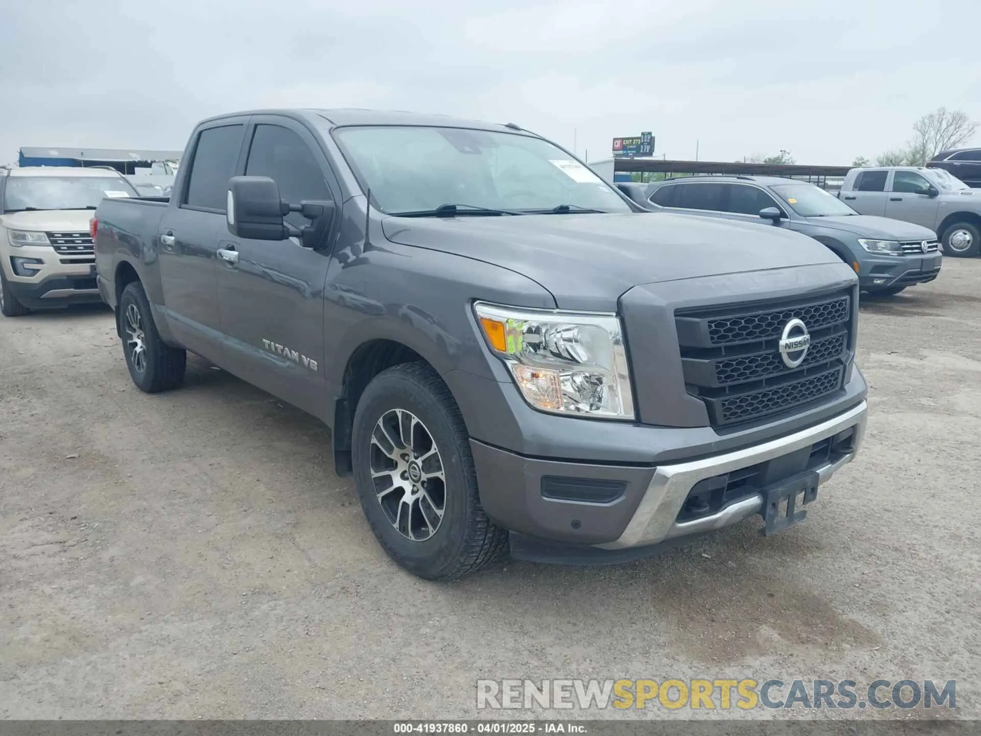 1 Photograph of a damaged car 1N6AA1EF1LN503027 NISSAN TITAN 2020