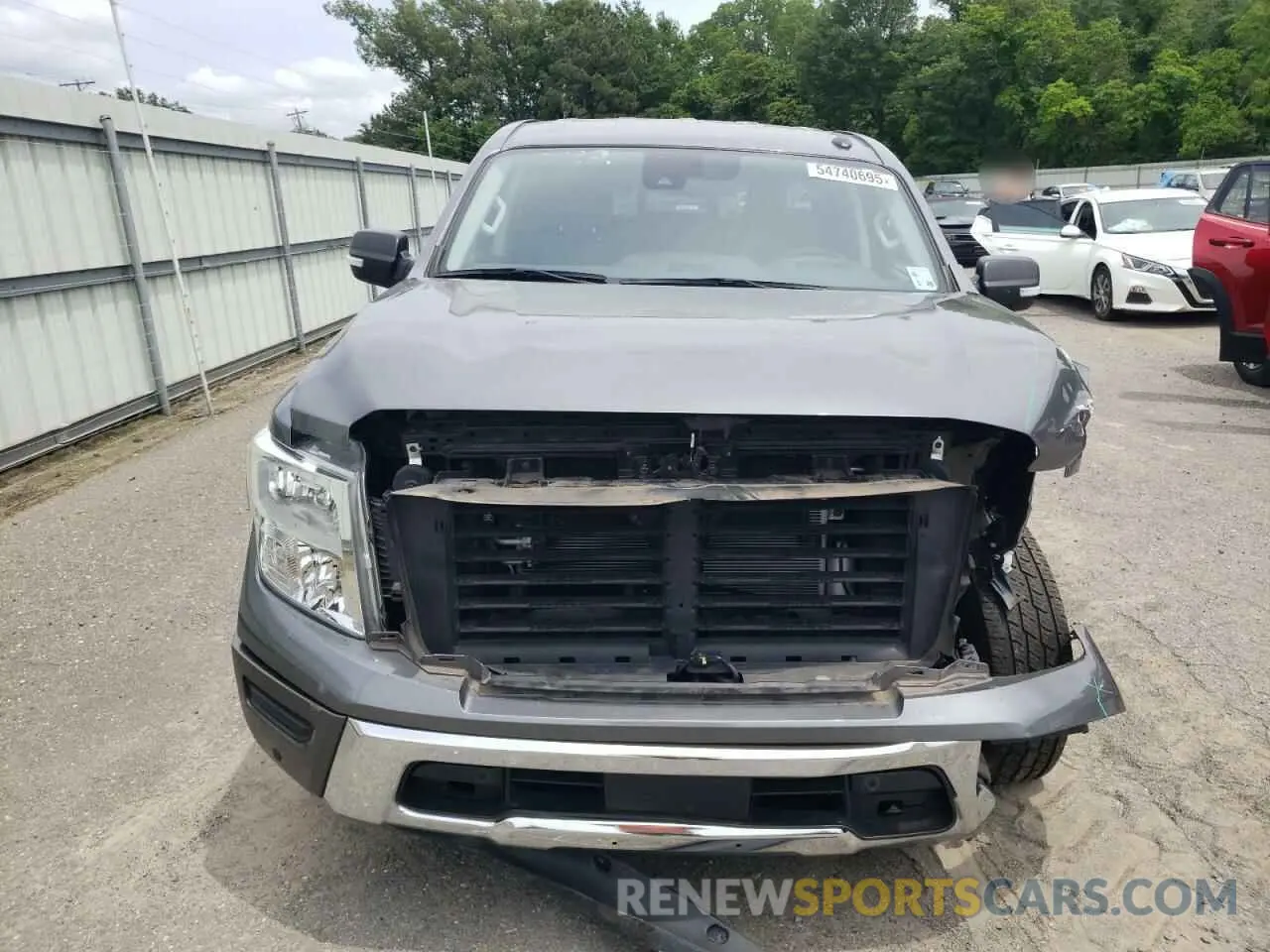 5 Photograph of a damaged car 1N6AA1EF1LN508633 NISSAN TITAN 2020