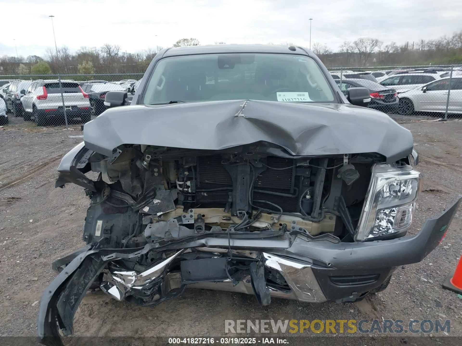 12 Photograph of a damaged car 1N6AA1EF8LN505938 NISSAN TITAN 2020