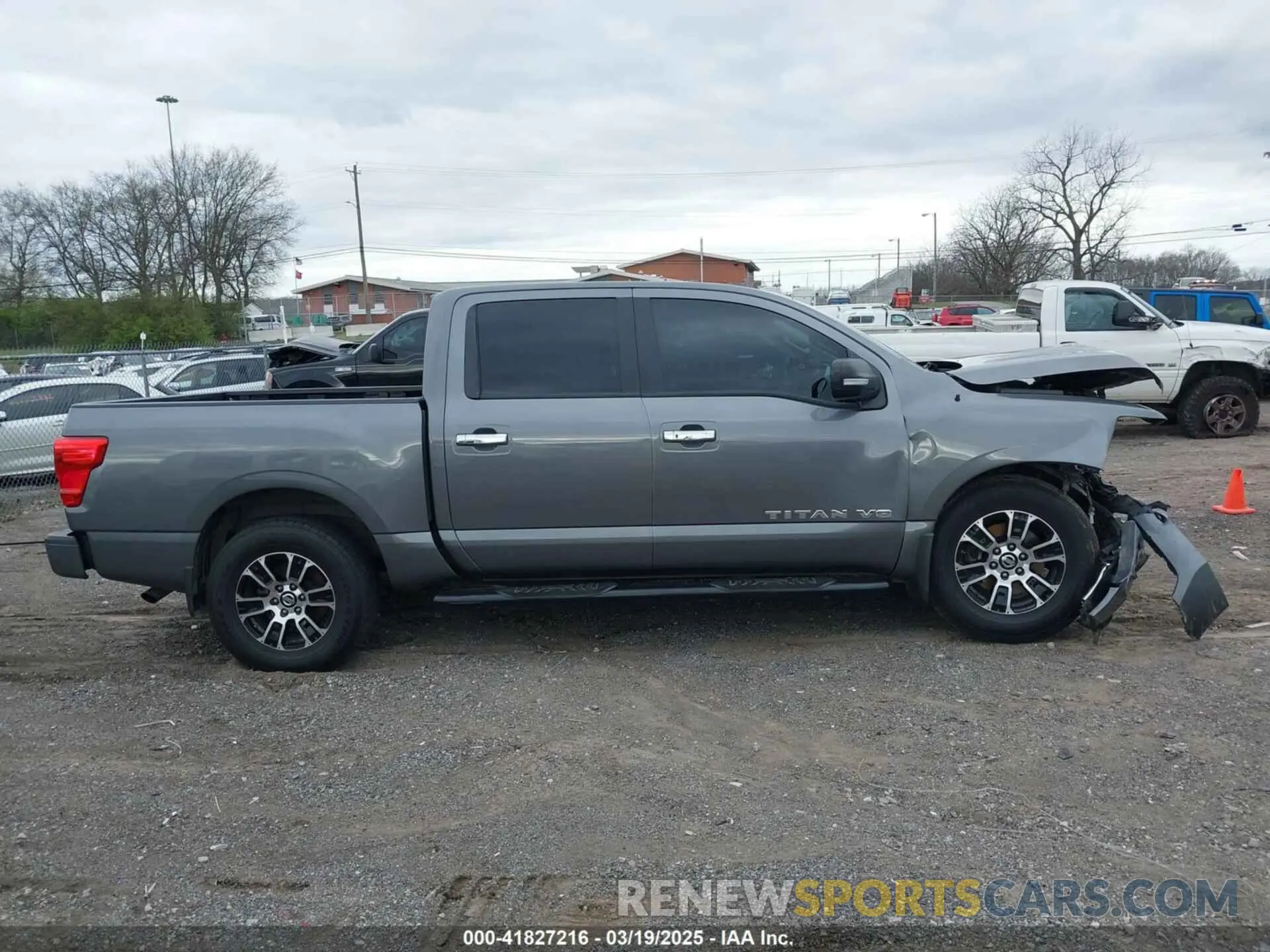13 Photograph of a damaged car 1N6AA1EF8LN505938 NISSAN TITAN 2020