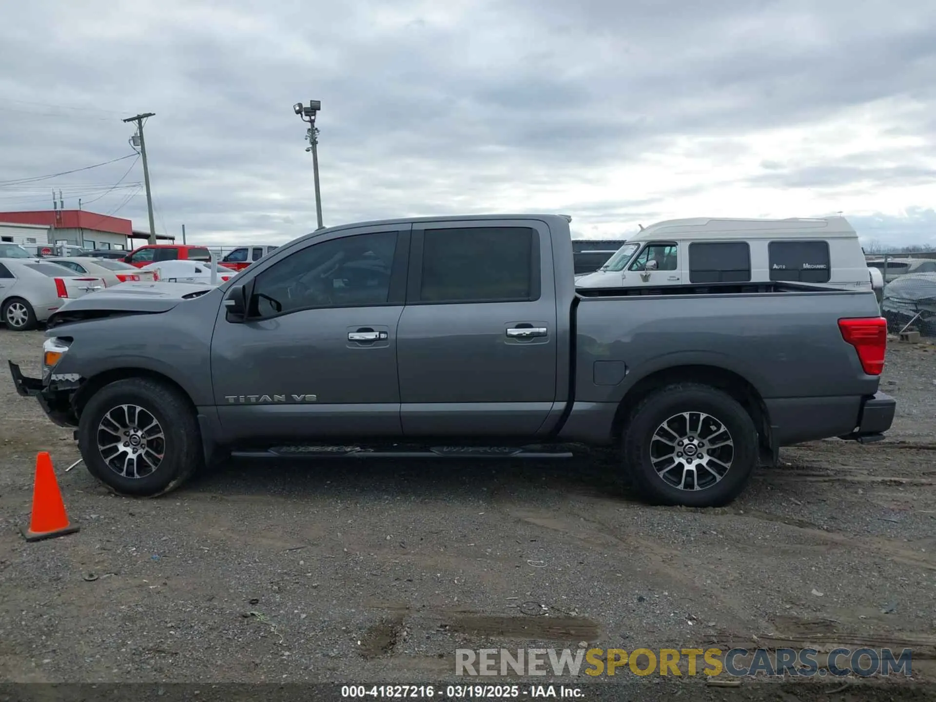 14 Photograph of a damaged car 1N6AA1EF8LN505938 NISSAN TITAN 2020
