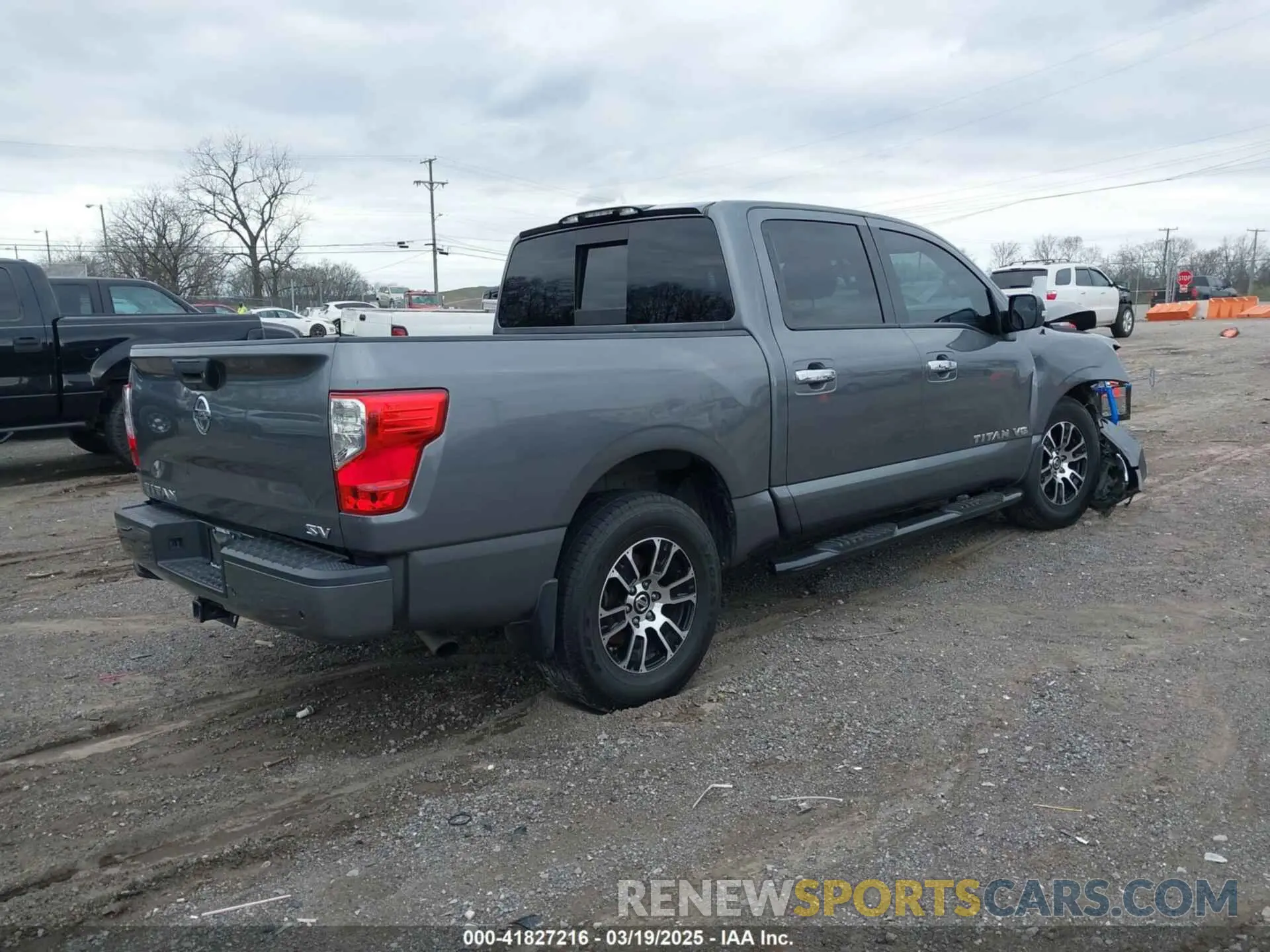 4 Photograph of a damaged car 1N6AA1EF8LN505938 NISSAN TITAN 2020
