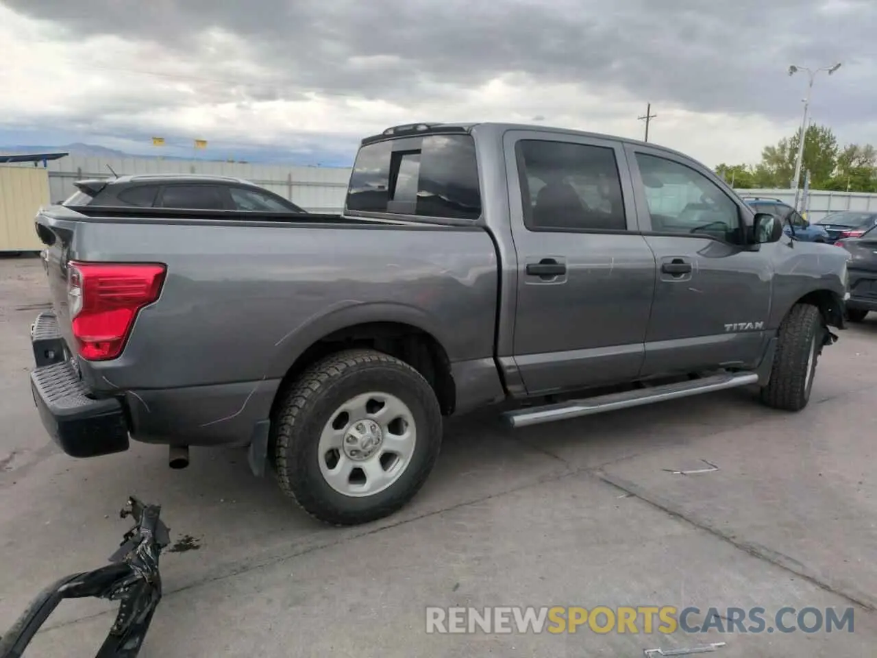 3 Photograph of a damaged car 1N6AA1EC0MN528007 NISSAN TITAN 2021