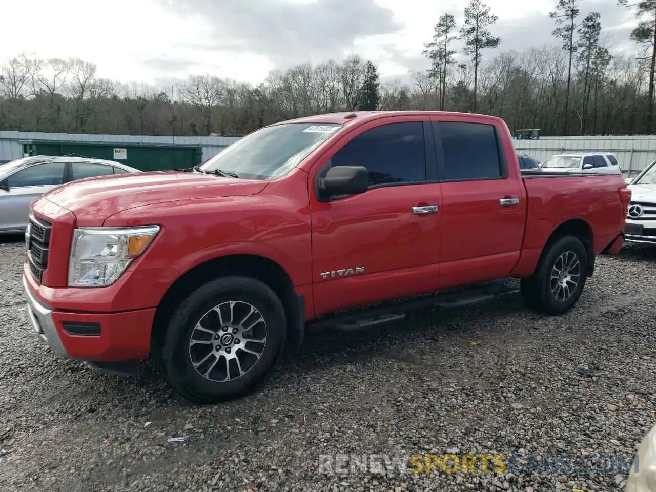 1 Photograph of a damaged car 1N6AA1EC5MN530805 NISSAN TITAN 2021